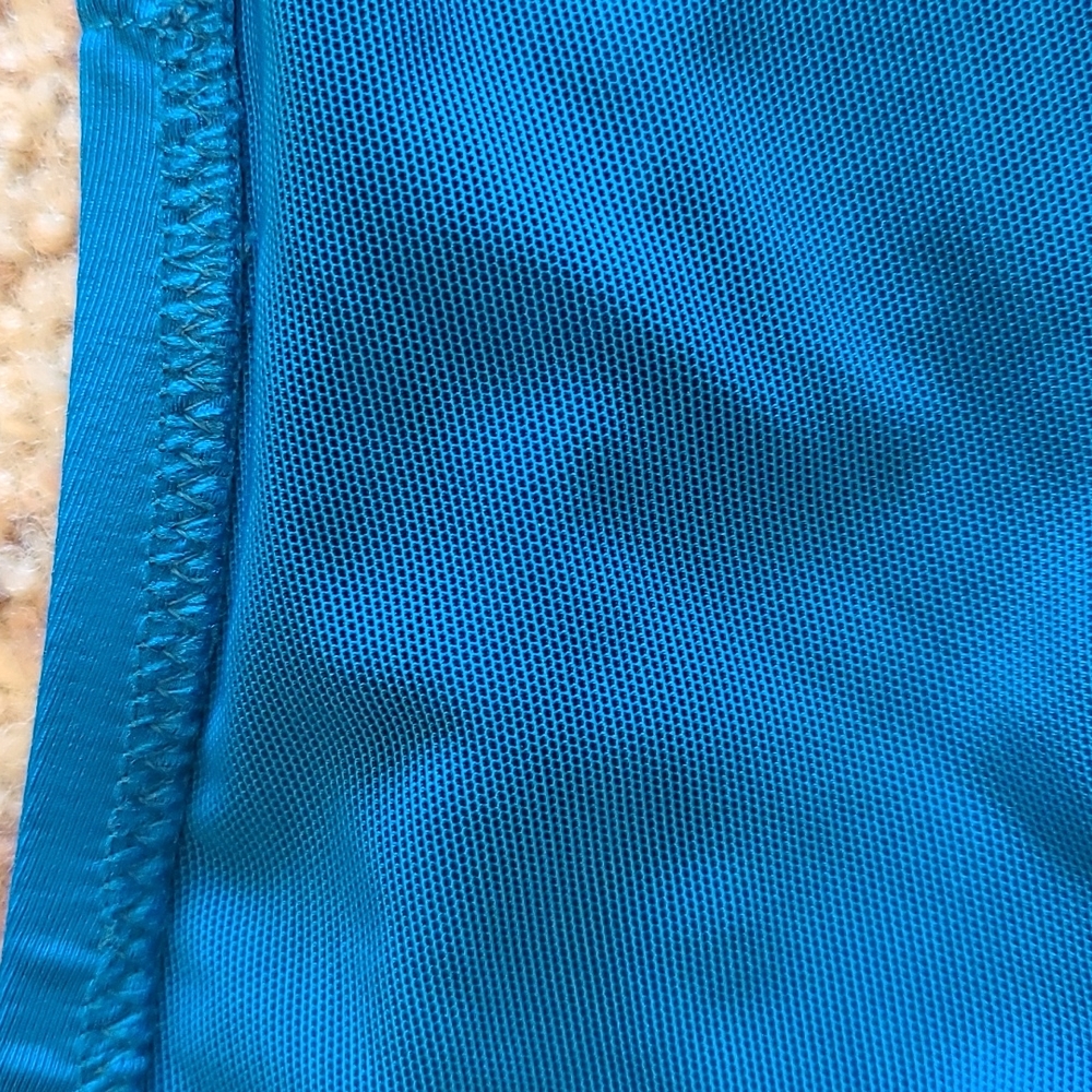 83. City Chic NWT bikini bottom only, size plus 22, lagoon blue, high waist - Picture 7 of 13